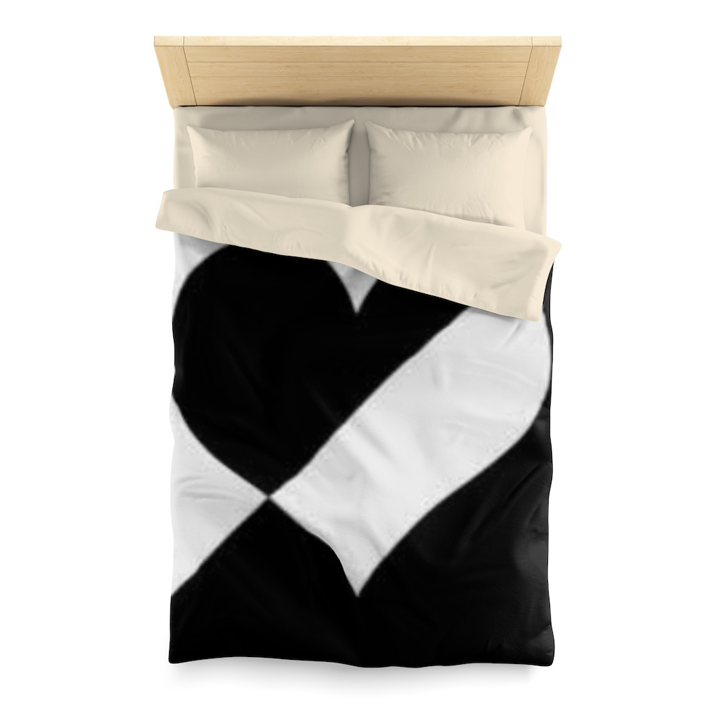 Microfiber Duvet Cover Heart