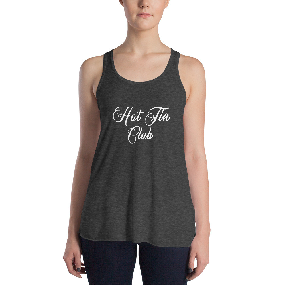 Hot Tia Club Flowy Racerback Tank