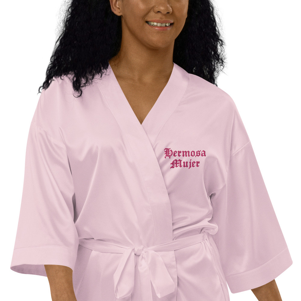 Hermosa Mujer Satin robe