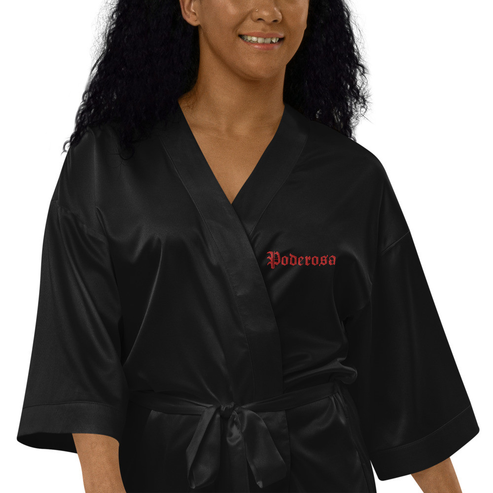 Poderosa Satin robe