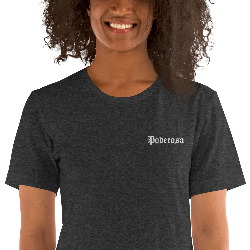 Embroidered Poderosa t-shirt