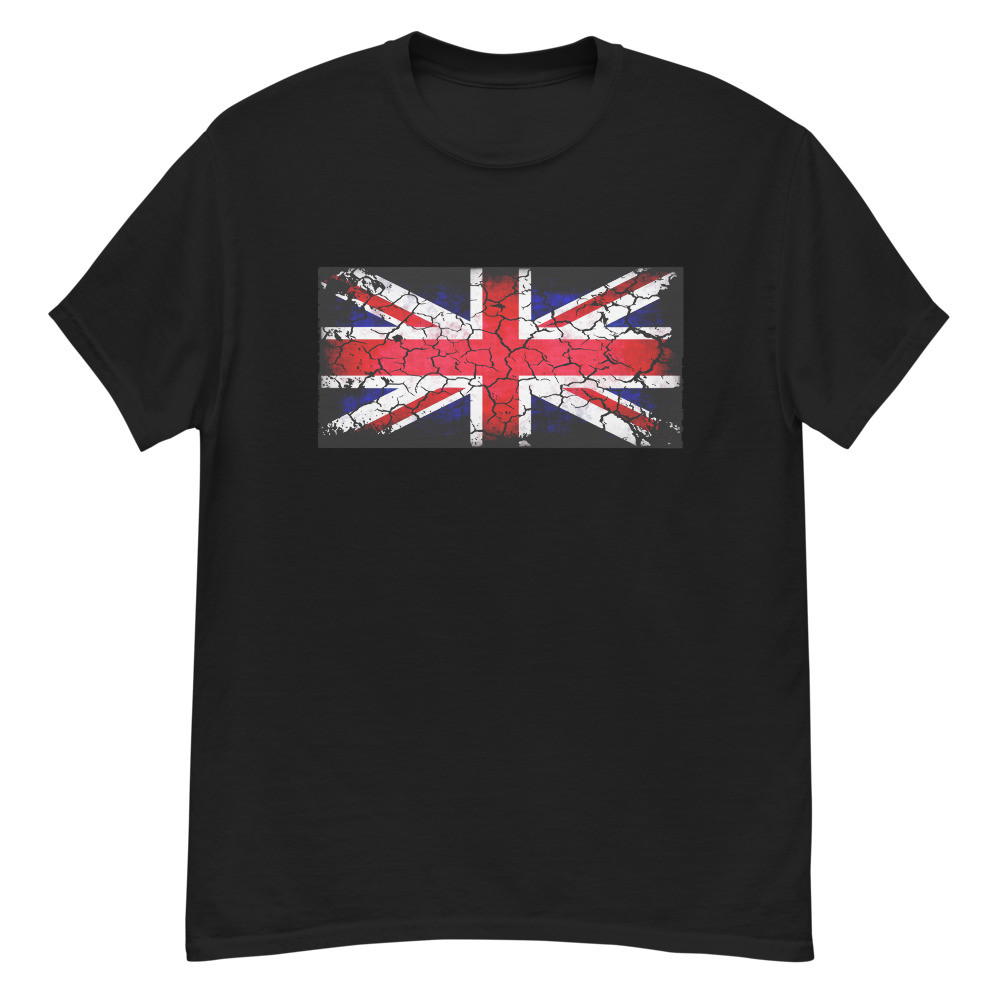 Union Jack distressed flag Men's classic tee