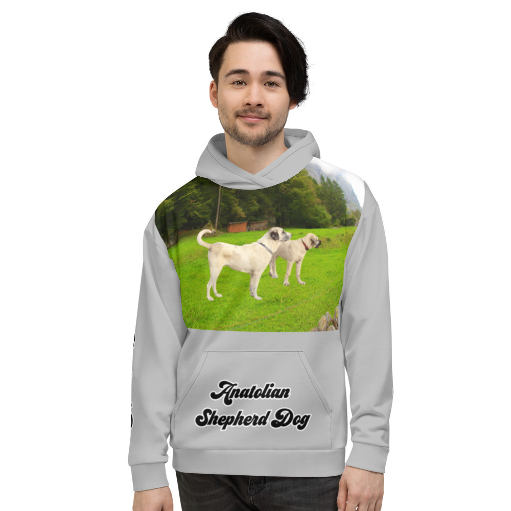 Anatolian Shepherd Dog Hoodie, Diva Bolo 2, Unisex Hoodie, LGD, Kangal, Anatolian Shepherd Lover