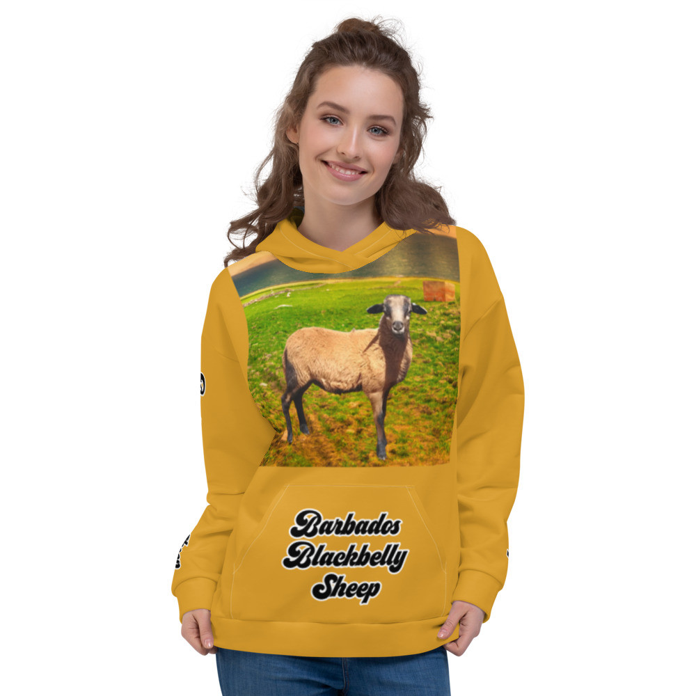 Barbados Blackbelly Sheep Shear Perfection Ranch Unisex Hoodie 1