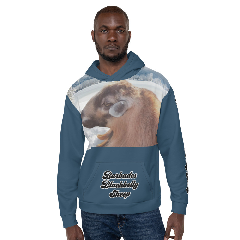Barbados Blackbelly Sheep Shear Perfection Ranch Unisex Hoodie 2, .