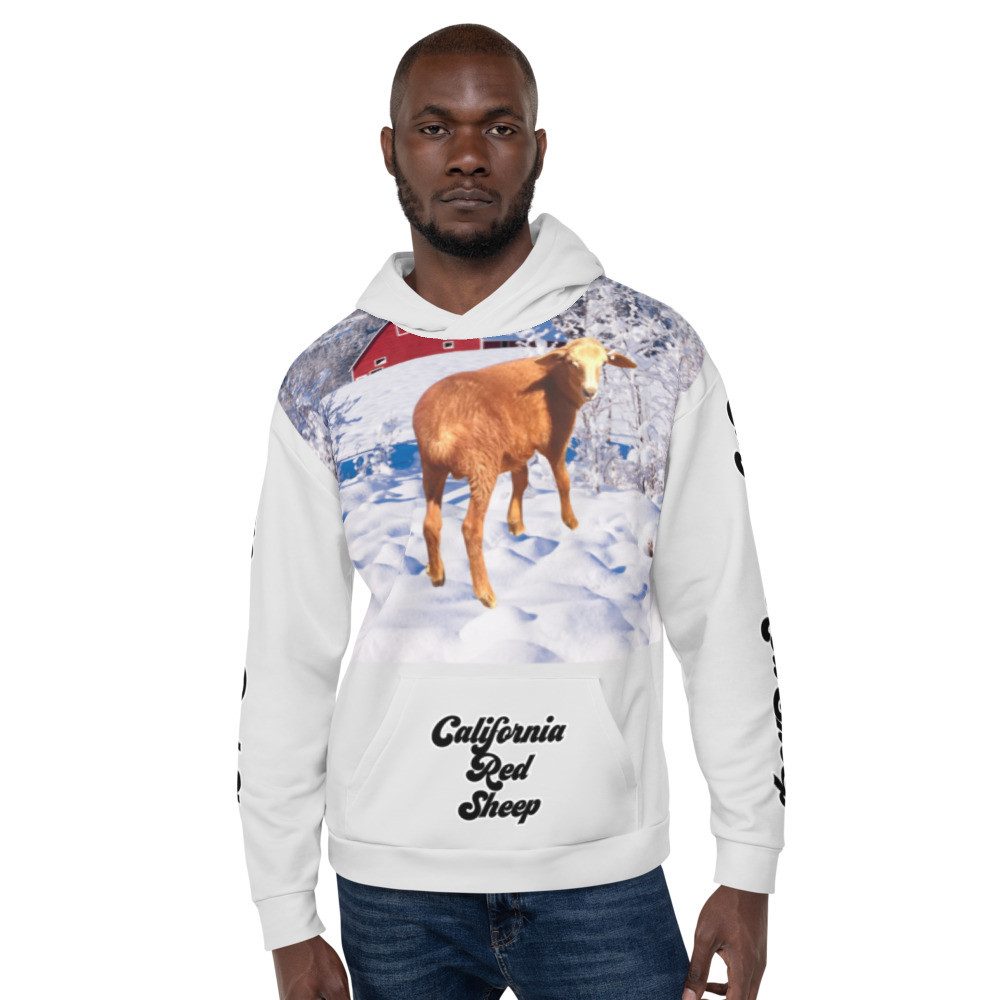 California Red Sheep Shear Perfection Ranch Unisex Hoodie 7