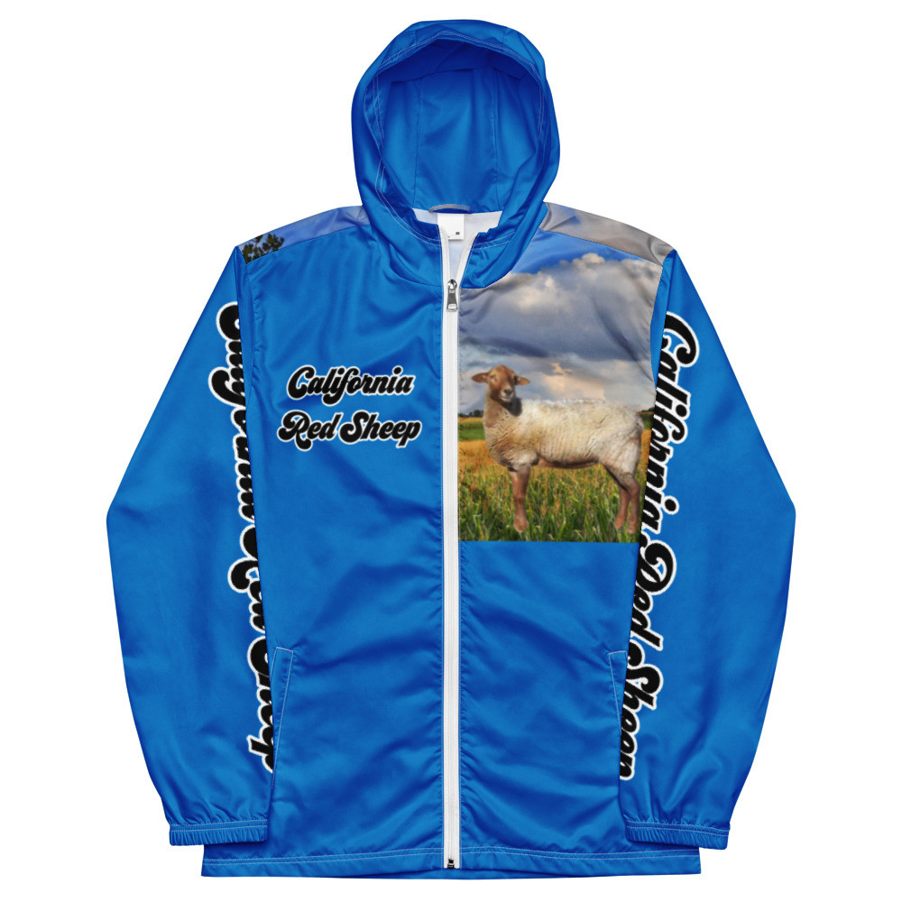 California Red Sheep Shear Perfection Ranch Men’s Windbreaker 2