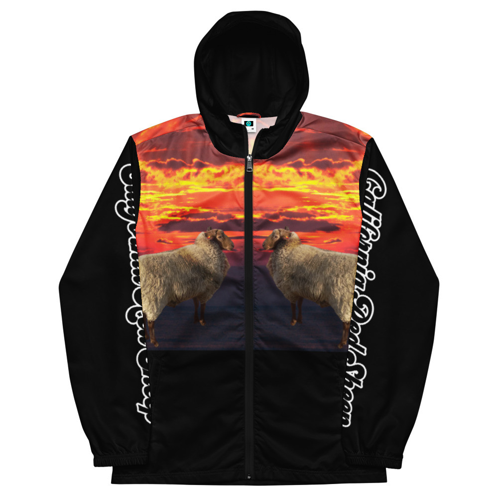 California Red Sheep Shear Perfection Ranch Men’s windbreaker 5