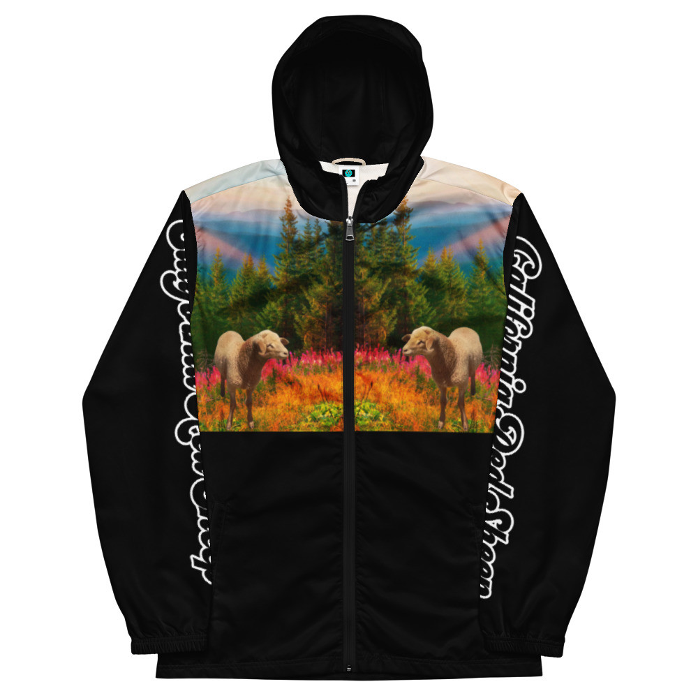 California Red Sheep Shear Perfection Ranch Men’s windbreaker 6