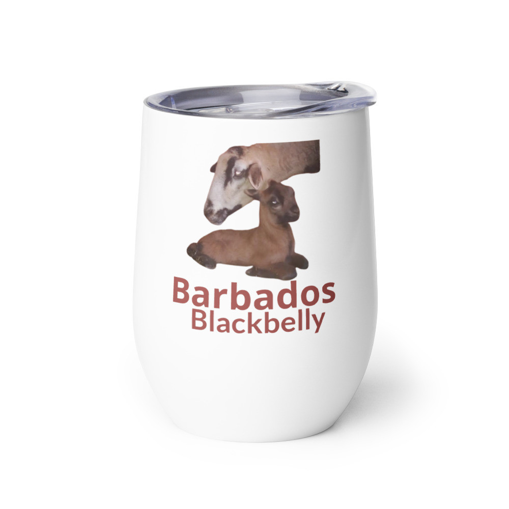 Barbados Blackbelly Wine tumbler