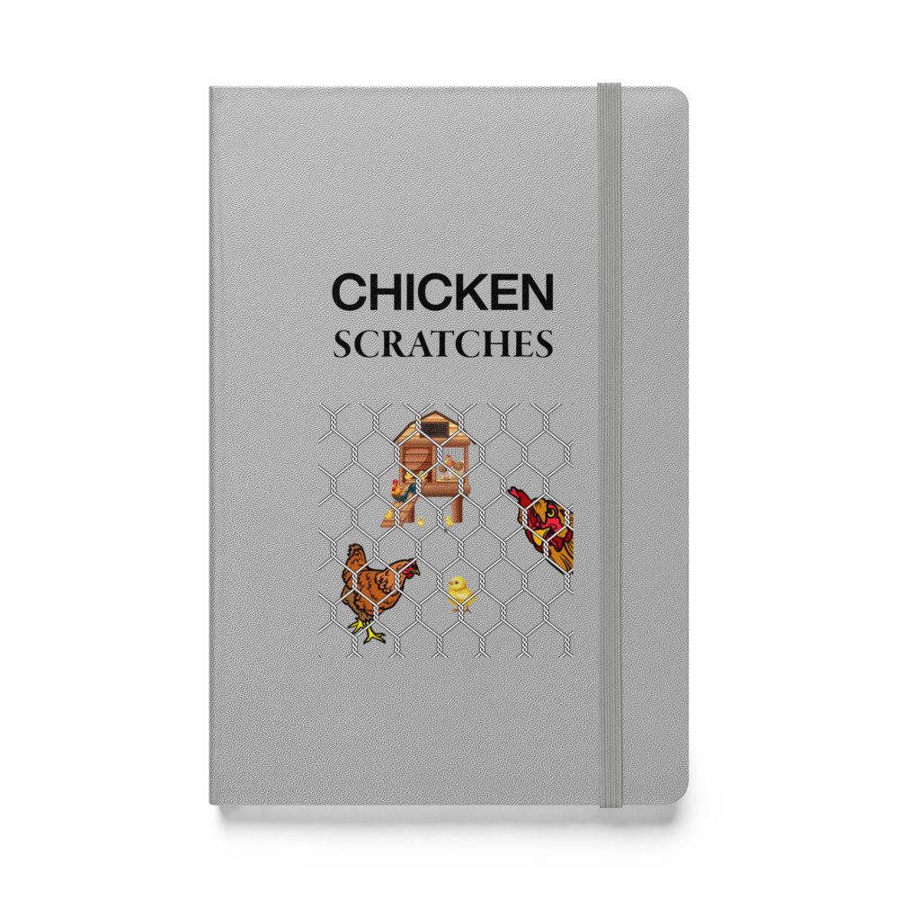 Chicken Scratches Hardcover bound notebook