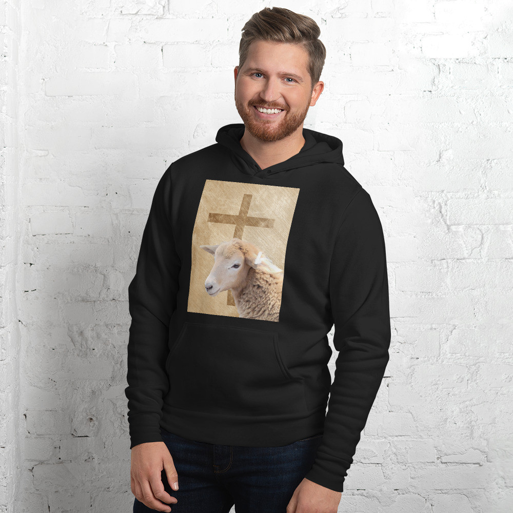 Lamb of Faith Unisex Sponge Fleece Pullover Hoodie