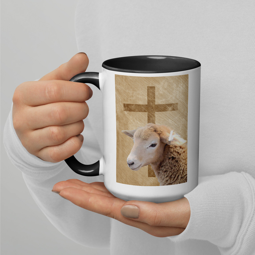 Lamb Of Faith Mug with Color Inside