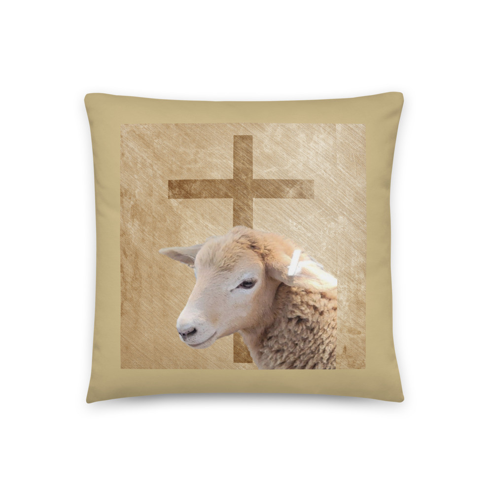 Lamb of Faith Basic Pillow