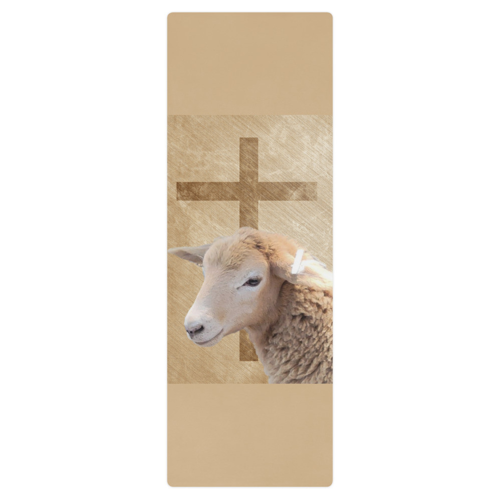 Lamb Of Faith Yoga mat