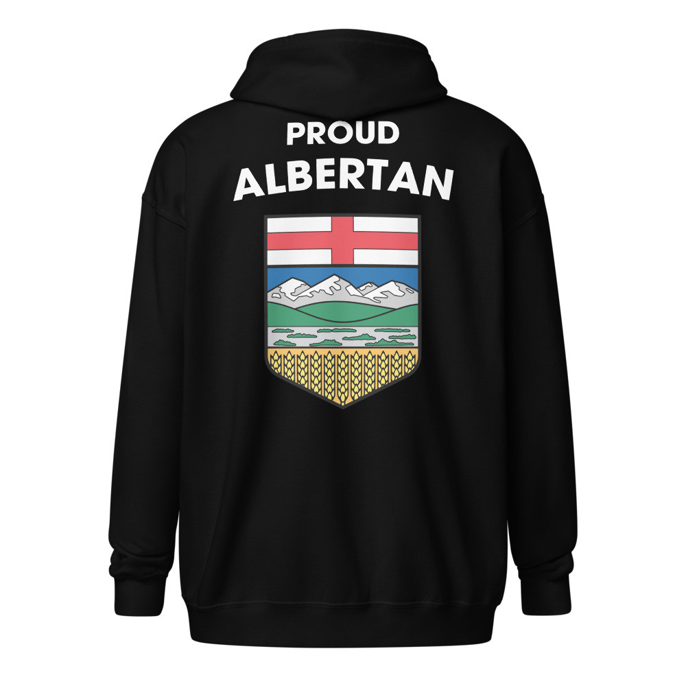 ProudAlbertan zip hoodie