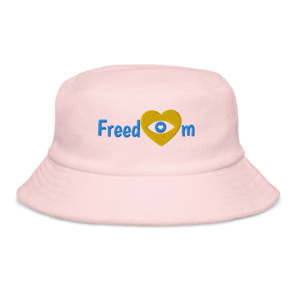Terry cloth bucket hat