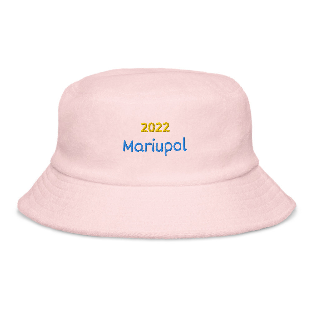 Terry cloth bucket hat