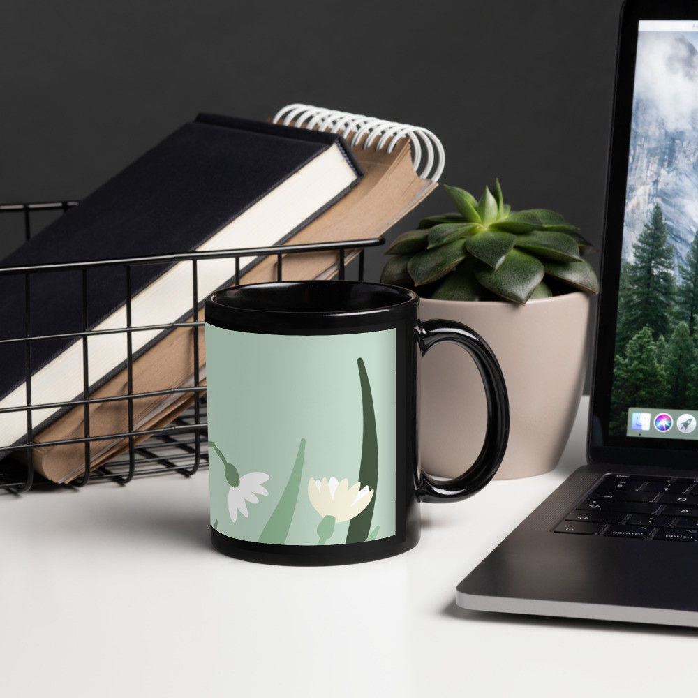 Black Glossy Mug