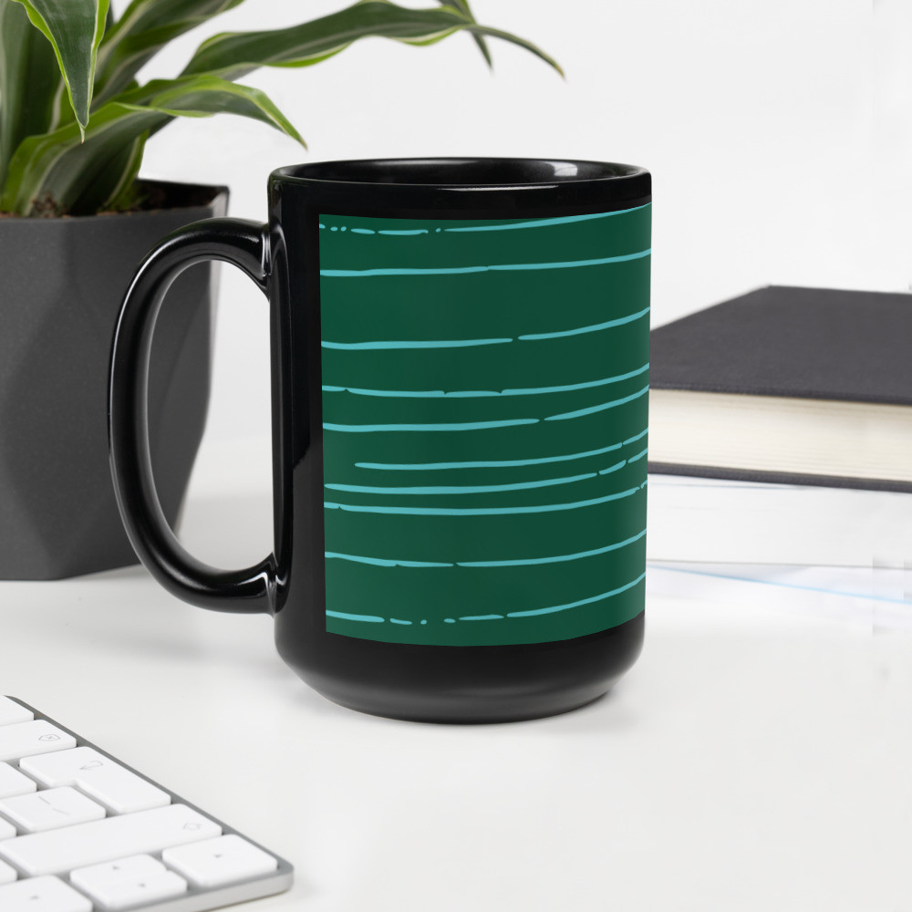 Black Glossy Mug