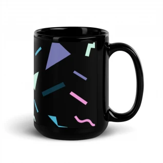 Black Glossy Mug