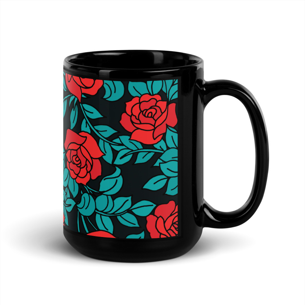 Black Glossy Mug