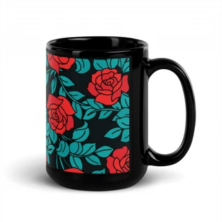 Black Glossy Mug