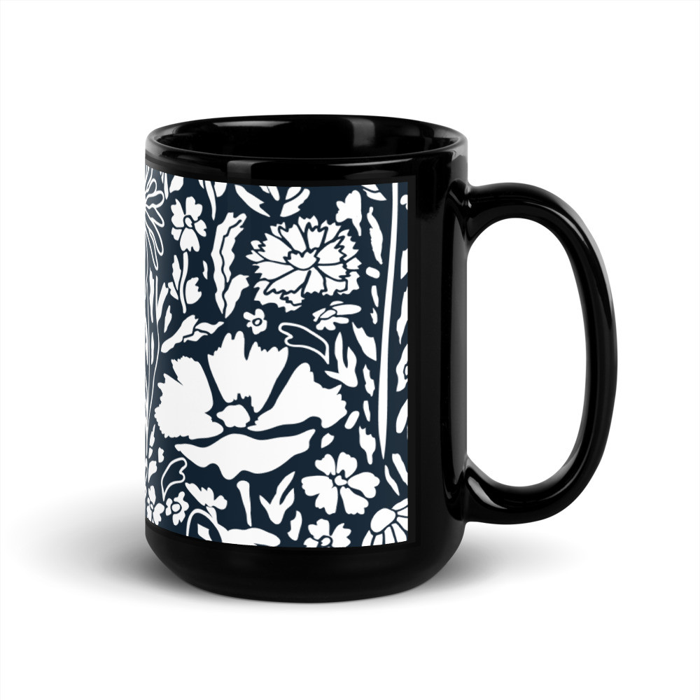 Black Glossy Mug