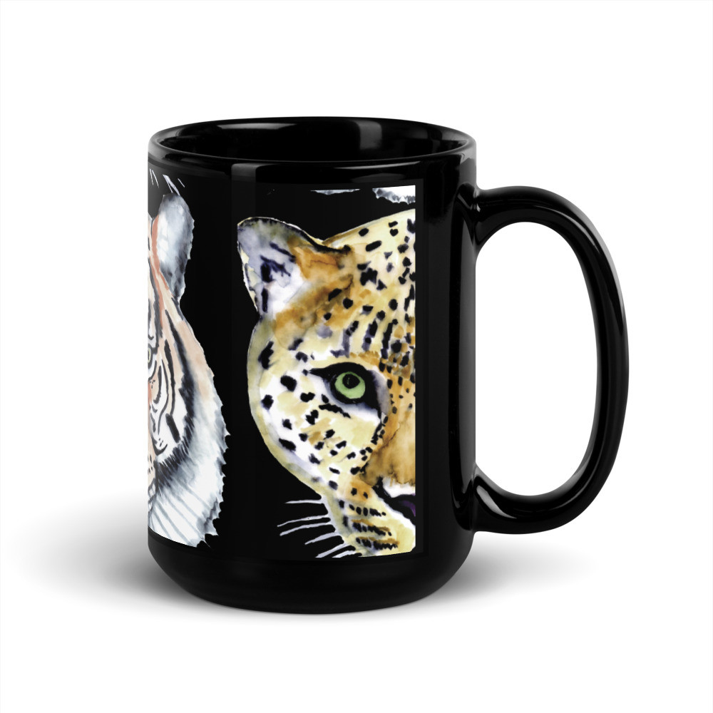 Black Glossy Mug