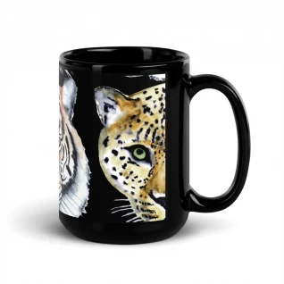 Black Glossy Mug