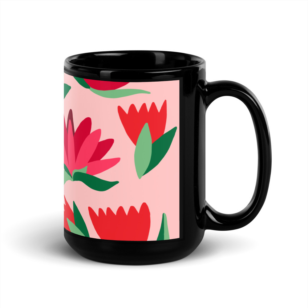 Black Glossy Mug