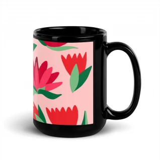 Black Glossy Mug