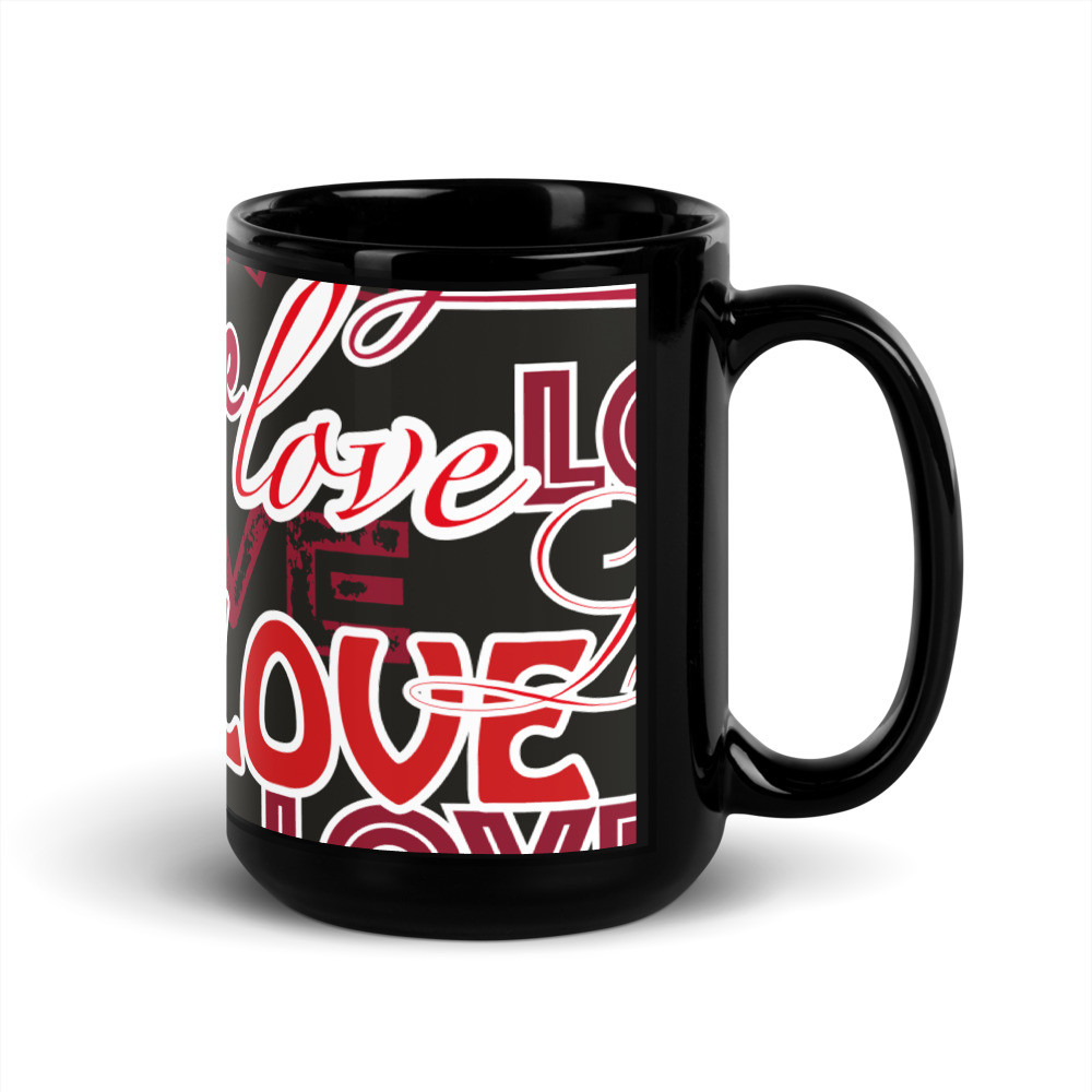 Black Glossy Mug