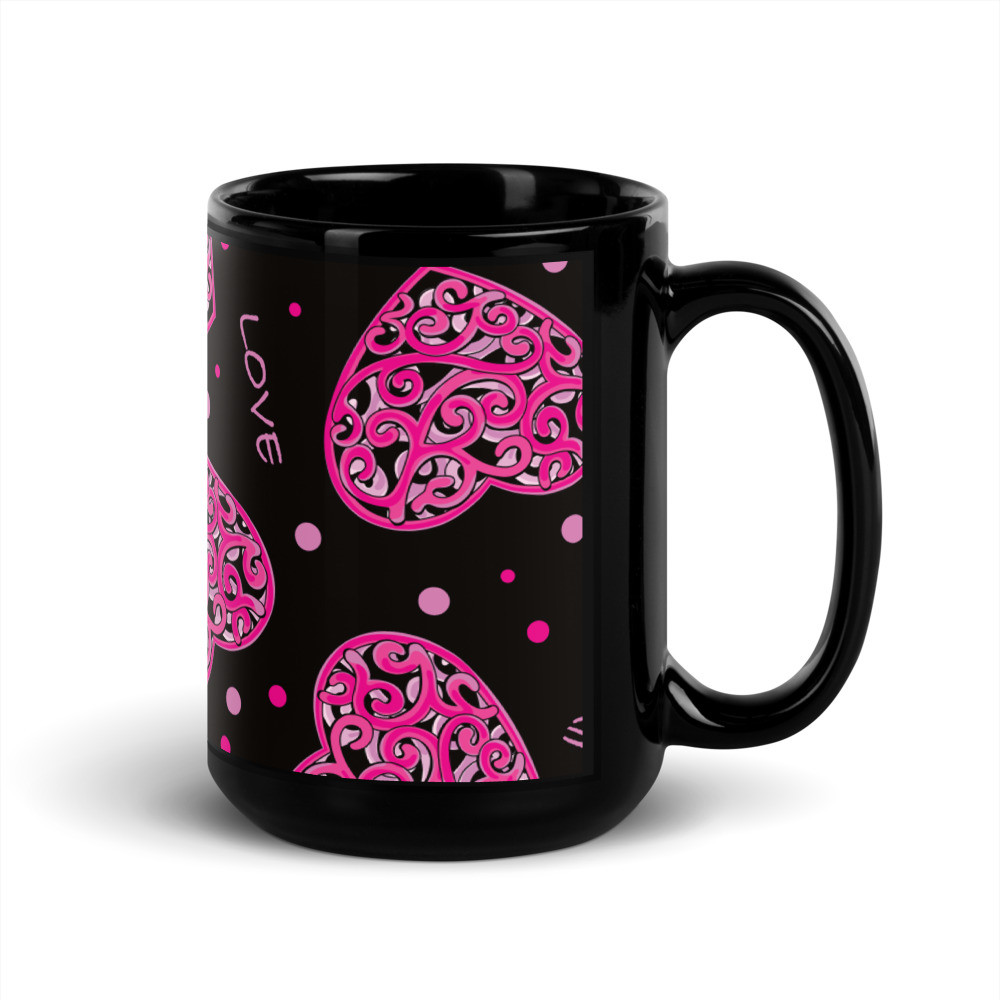 Black Glossy Mug