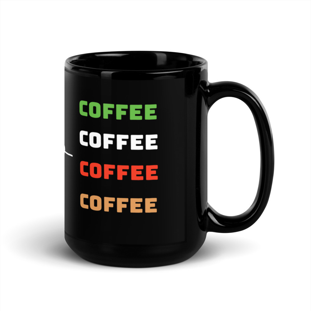 Black Glossy Mug