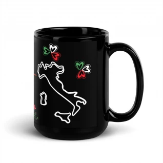 Black Glossy Mug