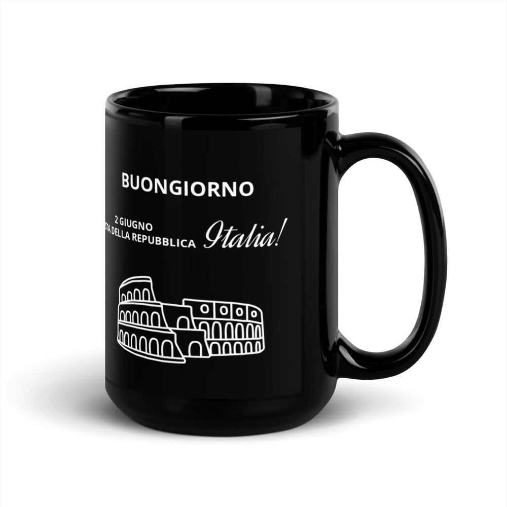 Black Glossy Mug