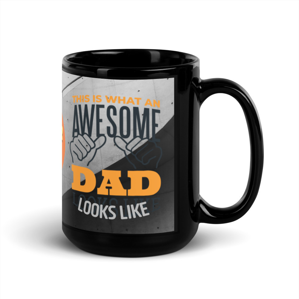 Black Glossy Mug