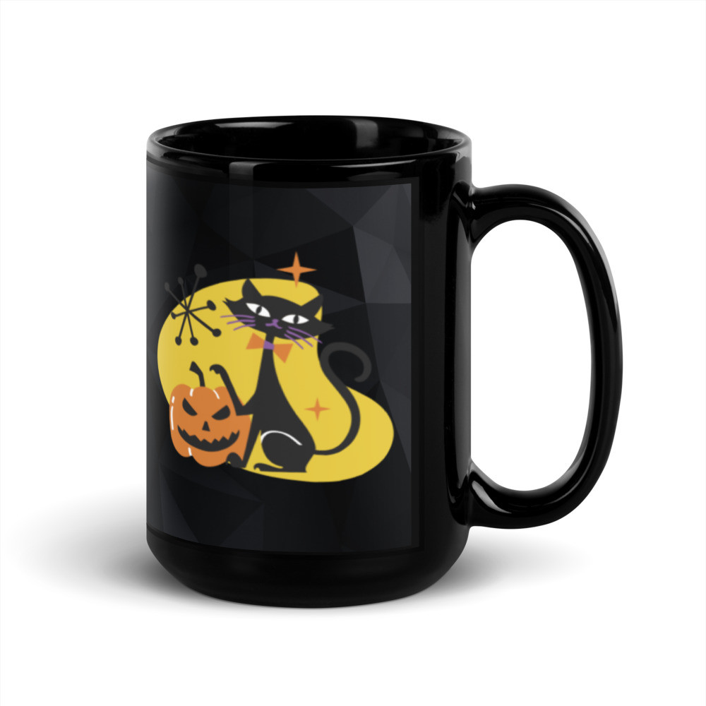 Black Glossy Mug