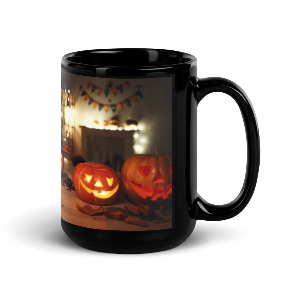 Black Glossy Mug