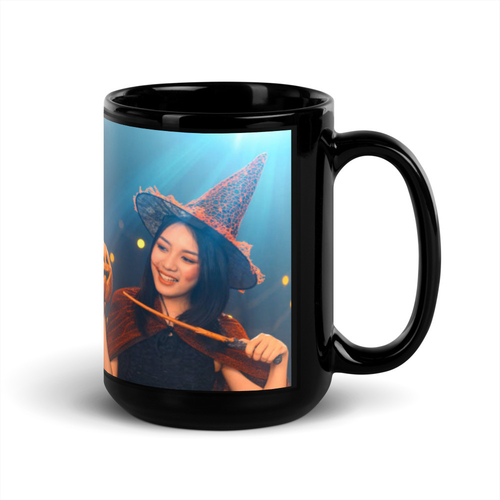 Black Glossy Mug