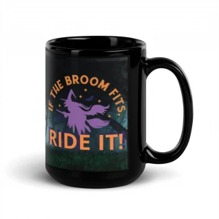 Black Glossy Mug