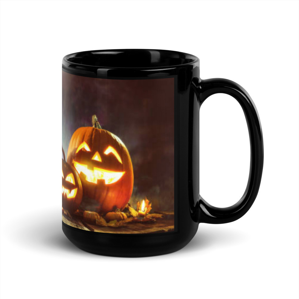 Black Glossy Mug
