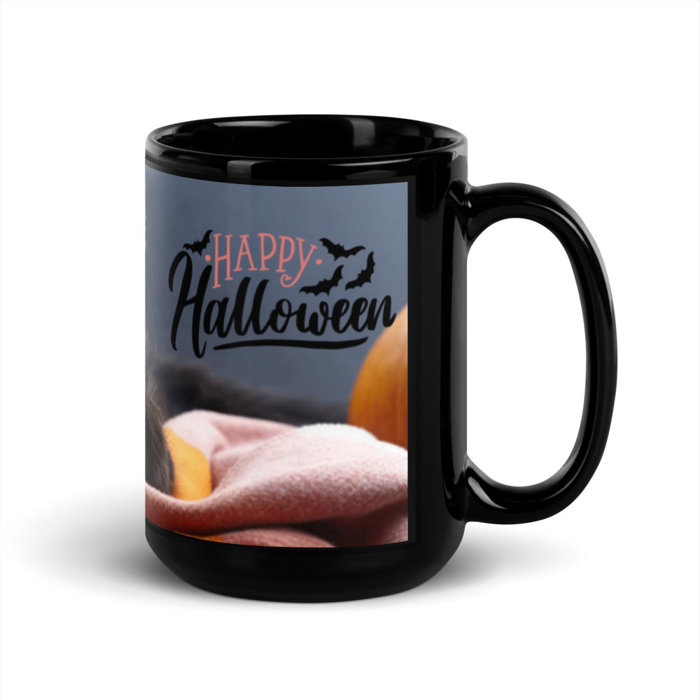 Black Glossy Mug