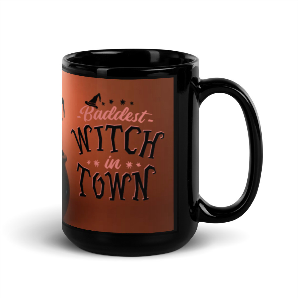Black Glossy Mug