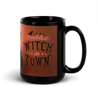 Black Glossy Mug