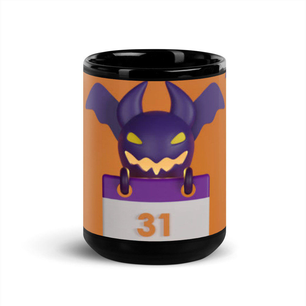 Black Glossy Mug
