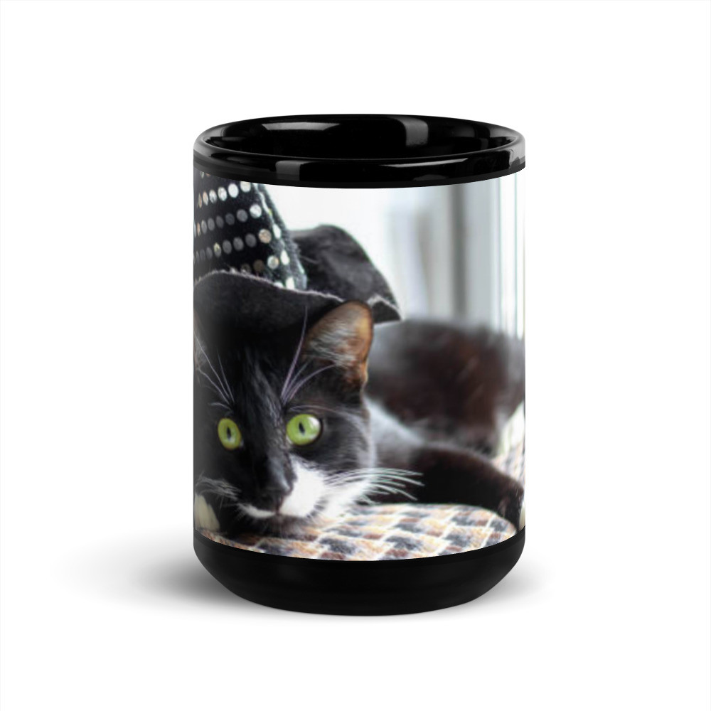 Black Glossy Mug