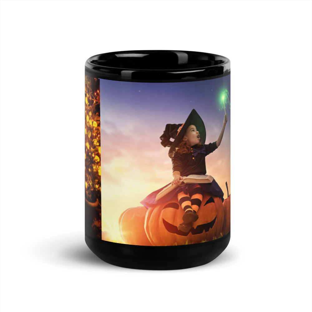 Black Glossy Mug