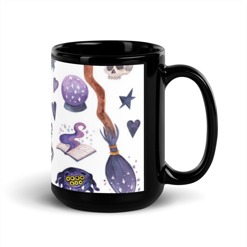 Black Glossy Mug